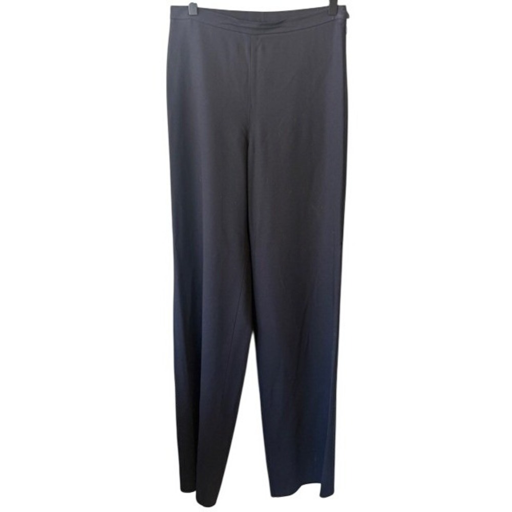 Vintage Max Mara Virgin Wool Trousers Size 6 Made in‎ Italy High Rise Black